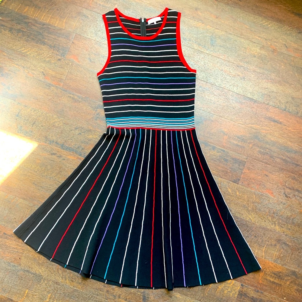 Parker striped sleeveless dress